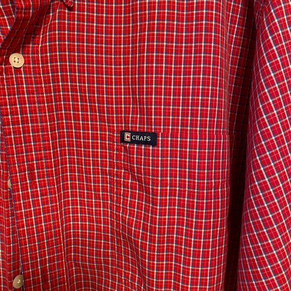 Chaps Men's Button Down Shirt Size 2X - Picture 3 of 5